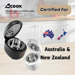 ACook by Buffalo BOILSTEAM Stainless Steel Inner Pot Rice Cooker 5L (10 Cups)