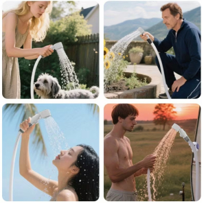 Portable Camping Shower Kit with 3 Modes