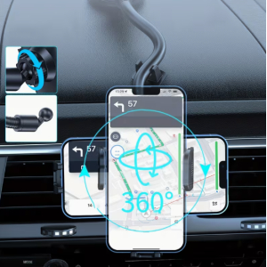 Car Phone Holder Suction Cup Mount &ndash; 15cm Flexible Gooseneck
