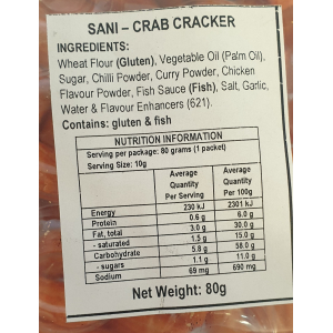 Sani - Crab Cracker 80g