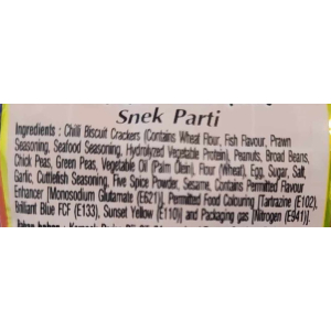 Tong Garden Party Snack 40g