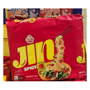 Jin Ramen (Spicy) Multipack 120g x5 (V)