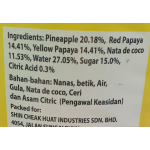 Cockail 850g Thailand