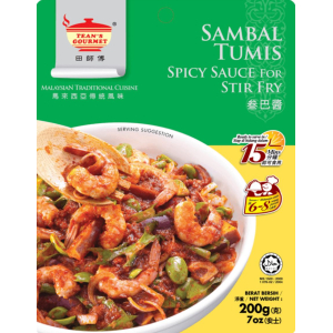 Tean's Gourmet Spicy Stir Fry Sauce 200g