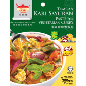 Tean's Gourmet Vegetable Curry Paste 200g