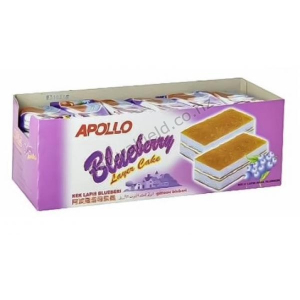 Apollo Blueberry layer cake 18g x 24's (VA)
