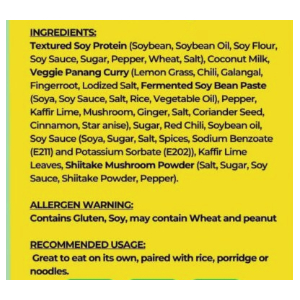 Premium Plant Based Thai Curry Chicken 180g x 24 cans