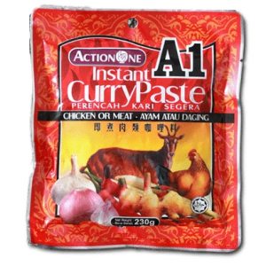 Action One (A1) Instant Curry Paste for Chicken or Mea...