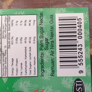 Cap Kapal Gula Melaka 500g