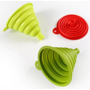 Silicone Funnel 11cm x 11cm - Assorted Colours