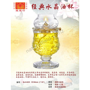 Crystal Lamp adjustable flame 9205