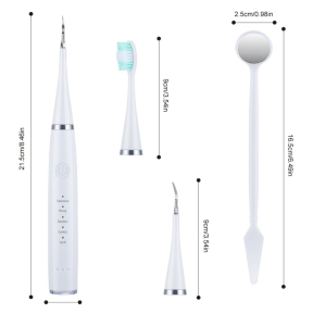 Ultrasonic Electric Sonic Dental Scaler 5 Modes + Toothbrush, Mirror, Cordless
