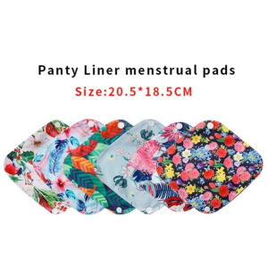 10 x Eco Pads Panty Sanitary Liners with Charcoal & PU...