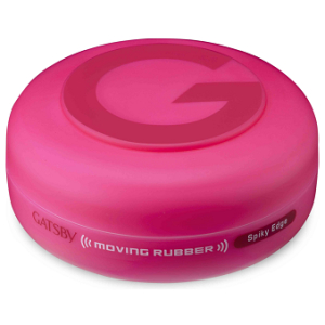 Gatsby Moving Rubber Hair Wax 80g - Spiky Edge (Pink)...