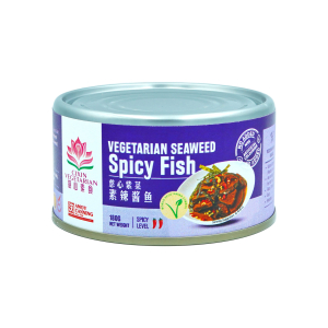 Cixin Vegetarian Seaweed Spicy Fish 180g x 24 Cans...