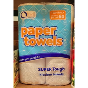 2 x 60S Kitchen Paper Towels 2Ply