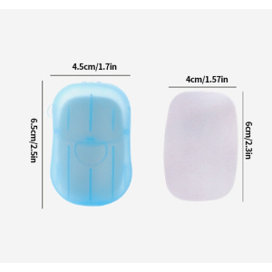 3 Pack Disposable Soap Paper Travel Soap Paper Washing Hand Bath Clean Scented Mini Paper Slice Soap 20's