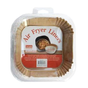 Air Fryer Liners 160 x 45mm 50s Square