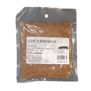 @Stew turnip mince 200g