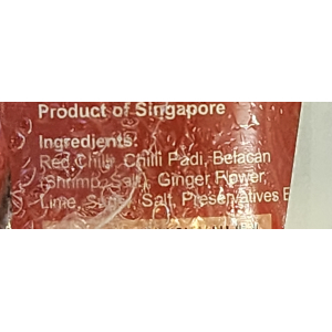 Sambal Belacan Bunga Kantan 180g