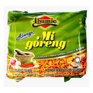 Ibumie Mi Goreng Sambal Udang 80g x 5s