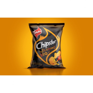 Twistie Flaming BBQ Chipster 60g