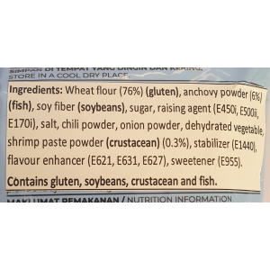 NONA TEPUNG CUCUR(IKAN BILIS)40X170G