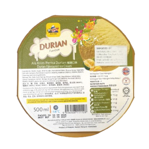 DURIAN FLAVORED ICECREAM 350G
