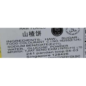 Haw Flakes 300g 12's x 9'/tray