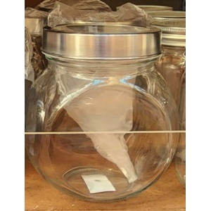 400ml Glass Jar With Lid Round