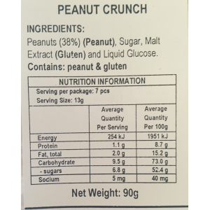 Peanut Crunch 90g
