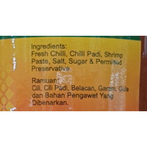 SL Belachan Chilli 140G