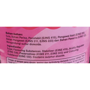 Jalen Rose Flavoured Cordial 1Liter