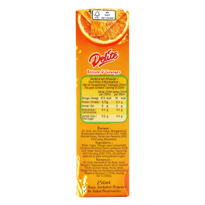 Delite Orange Drink (LS) 250ml x 4 x6
