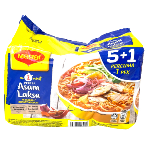 Maggi Mee(AsamLaksa) 78gx5's 5+1