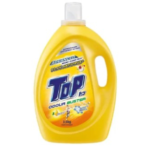 TOP Fabric Detergent Liquid Bottle 3.6Kg Odour Buster ...