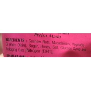 Tong Garden Cashew Nuts Mixed & Macadamia Honey Roasted 35g