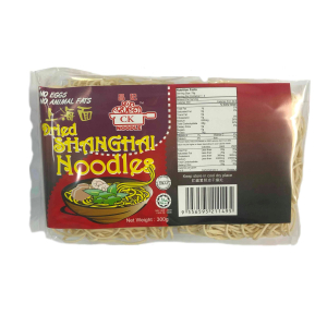Dry Shanghai Noodles 4Pcs x 75g (V)