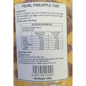 Pearl Pinapple Tart (4018) 580g