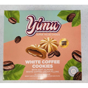 Yimu White Coffee Cookies 60g (VA)