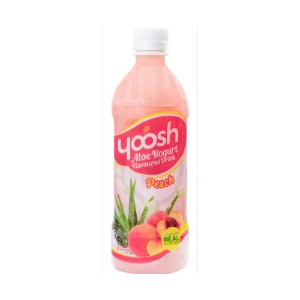 Yoosh Aloe Yoghurt Drink Peach 500ml